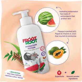 FROOT ROOT Hydration Potion Protective Body Lotion for Tweens and Active kids (5-12)