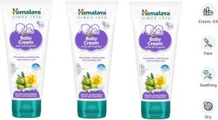 HIMALAYA Gentle Daily Care Baby Cream 100grm Pack of 3