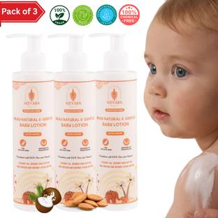 Mevasa Hypoallergenic Natural Moisturizing Lotion for Baby & Kids Combo set of 3