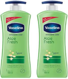 Vaseline Intensive Care Aloe Fresh Lotion (2 X 400ml)