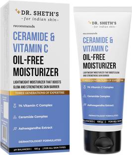 Dr. Sheth's Ceramide & Vitamin C Oil-Free Moisturizer Fights Dryness, Dullness, Damaged skin