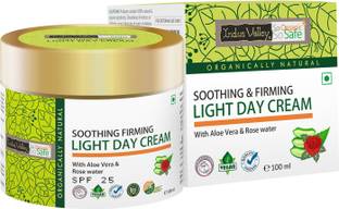 Indus Valley Soothing Firming Light Day Cream With Aloe Vera & Rose Water For Men & Women