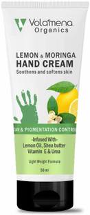 Volamena Organics Hand cream with Lemon & Moringa For Soothens and softens skin