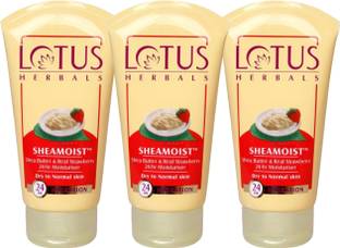 LOTUS HERBALS Sheamoist Shea Butter and Real Strawberry 24 Hr Moisture