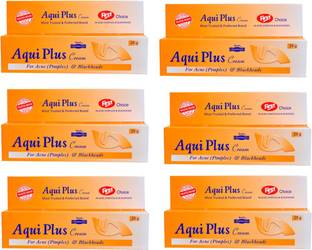 HAPDCO AQUI PLUS CREAM FOR ACNE 25 G-PACK OF 6