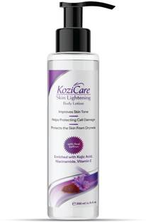 Kozicare Real Saffron Lightening/Brightening Body lotion with Real Saffron, Kojic Acid