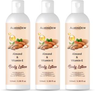 BROER Almond & Vitamin E Nourishing Body Lotion, Normal to Dry skin