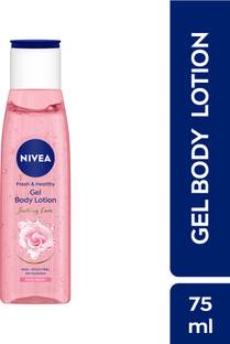 NIVEA Rose Water Gel Body lotion, 24H hydration, Non-Sticky & fast absorbing,