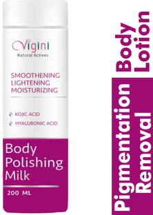Vigini 1% Kojic Acid Skin Lightening Dull Dark Spot Tan Removal Moisturizer Body Lotion