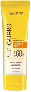 JOVEES Sun Guard Lotion 3-in-1 Matte Lotion PA+++ | Broad Spectrum