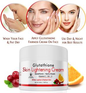 Volamena Organics Glutathione Skin Lightening Face Cream with Vit C For Brightening Skin
