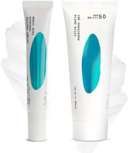 BLU Sweat Resistant Ultra Matte Sunscreen Gel and Face Cream Combo