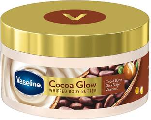 Vaseline Cocoa Glow Whipped Body Butter Cocoa & Shea Butter for Glowing Soft Skin