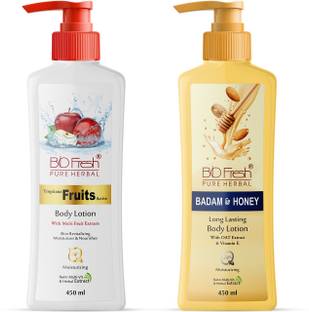 Biofresh Herbal Tropicana Fruits & Badam -Honey/ Winter Body Lotion /Smooth Skin/Fresh
