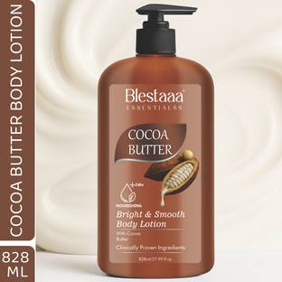 blestaaa essentialss Cocoa Butter Body Lotion for Deep Moisture & Soft, Glowing Skin