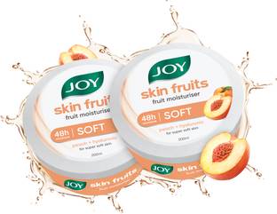 Joy Skin Fruits Super Soft Moisturizer (Peach & Active Hyaluronic) (2X200 ml)