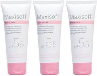 Maxisoft Baby Lotion 100 ml| Aloe, Coco Butter, Grape Seed Oil, Almond Oil