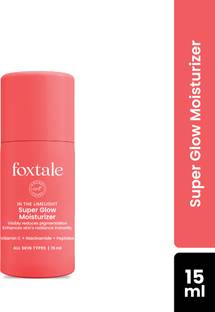 Foxtale Vitamin C Super Glow Moisturiser with Niacinamide & Peptides for Glowing Skin