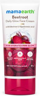 Mamaearth Daily Glow Face Cream with Beetroot & Hyaluronic Acid | Lightweight & Non-Greasy