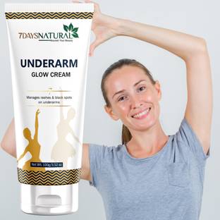 7 Days Natural under arm whitening cream for dark under arm neck back elbow knee