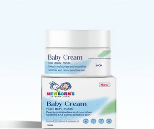 Newborn's Gentle Baby Cream | Soothing & Hydrating | For Face & Body | Natural Ingredients