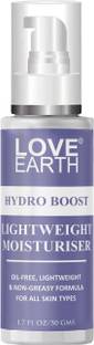 LOVE EARTH HYDRO BOOST LIGHT WEIGHT MOISTURIZER FOR OIL-FREE