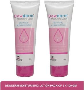 Dewderm moisturising lotion - moisturizer for dry skin(pack of 2)100g