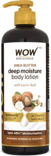 WOW SKIN SCIENCE Shea Butter With Lactic Acid Body Lotion