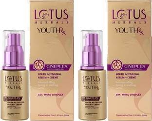 LOTUS HERBALS YouthRx Anti Ageing Activating Face Serum + Cream