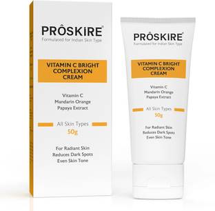 Proskire Vitamin C Bright Complexion Cream For Dark Spots, Glow & Radiant Skin