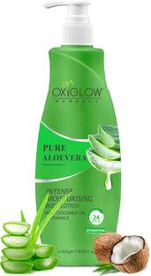 OXYGLOW Pure Aloevera Intense Moisturising Body Lotion with coconut Oil & Vitamin E