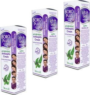 BOROPLUS ANTISEPTIC CREAM POVIDES 24hr MOISTURIZATION SKIN PACK OF 200ml x 3