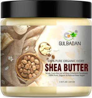GULBADAN Organic Shea Butter From Africa, Raw & Unrefined, For Face & Stretch Marks