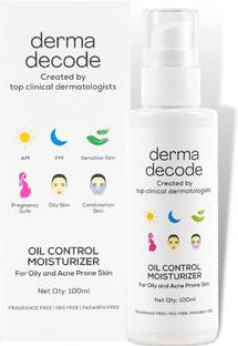 derma decode Oil Control Moisturizer for Oily Skin & Acne Prone Skin | Face Moisturizer