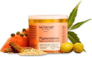 Nuskhe By Paras Ayurvedic Pigmentation Papaya Anti Blemish Cream for Visibly Reduces Pigmentation, Patchy Skin and Dark Circle Treatment - Unisex -100 Gram