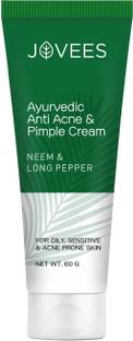 JOVEES Ayurveda Anti Acne & Pimple Cream - Neem & Long Pepper