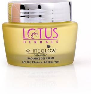 LOTUS HERBALS Whiteglow Vitamin-C Radiance Gel Crme, Paraben-Free, Anti-Pollution