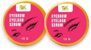G KRISHNA NATURALS (Pack of 2) Eyebrow & Eyelashes Growth Serum