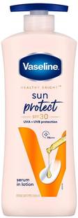 Vaseline Sun Protect SPF 30 Body Lotion Reduces Tan Lines, UVA + UVB PA+++ Sun Protection
