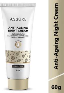 ASSURE Anti-Ageing Night Cream Enriched With Blackberry Grape Seed & Algae Extract.