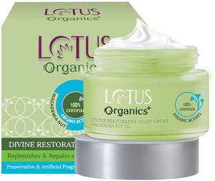 Lotus Organics+ Divine Restorative Night Cream | Restore elasticity & Repair Skin Barrier
