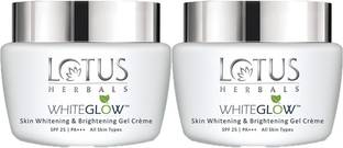 LOTUS HERBALS WhiteGlow Skin Whitening And Brightening Gel with SPF-25, for all skin types