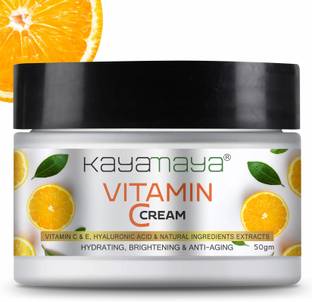 Kayamaya Vitamin C Face Cream I Clean & Brighten Skin I Oil Free Look I Instant Glow