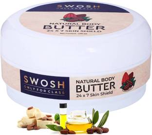 SWOSH Daily Moisturizing Cream With Cocoa & Shea Butter, Vitamin E For All Skin Types