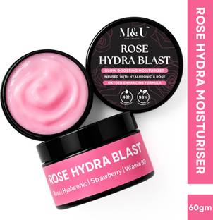 M and U Hydra Blast Face Moisturiser Hyaluronic + Niacinamide for Glowing, Hydrated Skin