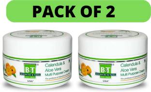 Boericke & Tafel B&T HOMEOTRADE Calendula & Aloe Vera multipurpose cream 100gm pack of 2