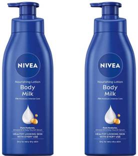 NIVEA BODY MILK BODY LOTION 400 ML ( PACK OF 2 )