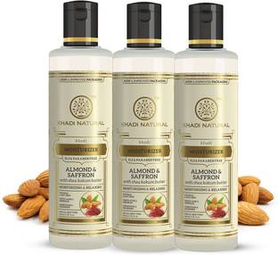 KHADI NATURAL Organic Almond & Saffron Moisturizer SLS & Paraben Free
