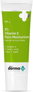 The Derma Co 3% Vitamin E Face Moisturizer With Vitamin E & Lactic Acid For Dry & Flaky Skin