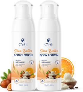 cyae Shea Butter Body Lotion-long-lasting,Deep Moisturization 100ml Pack 2